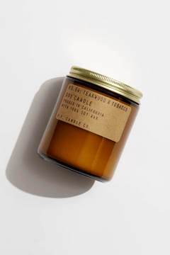 P. F. Candle. Co. Standard Candle - Teakwood & Tobacco