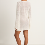 Peony Keyhole Mini Dress - Seashell