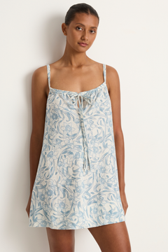 Peony Summertime Mini Dress - Daffodil