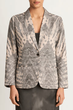 Raquel Allegra Clarissa Blazer - Khaki & Charcoal