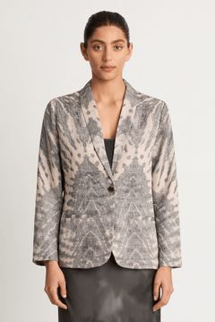 Raquel Allegra Clarissa Blazer - Khaki & Charcoal