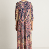 Raquel Allegra Drama Maxi Dress - Jasper Navy