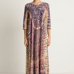 Raquel Allegra Drama Maxi Dress - Jasper Navy