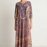 Raquel Allegra Drama Maxi Dress - Jasper Navy