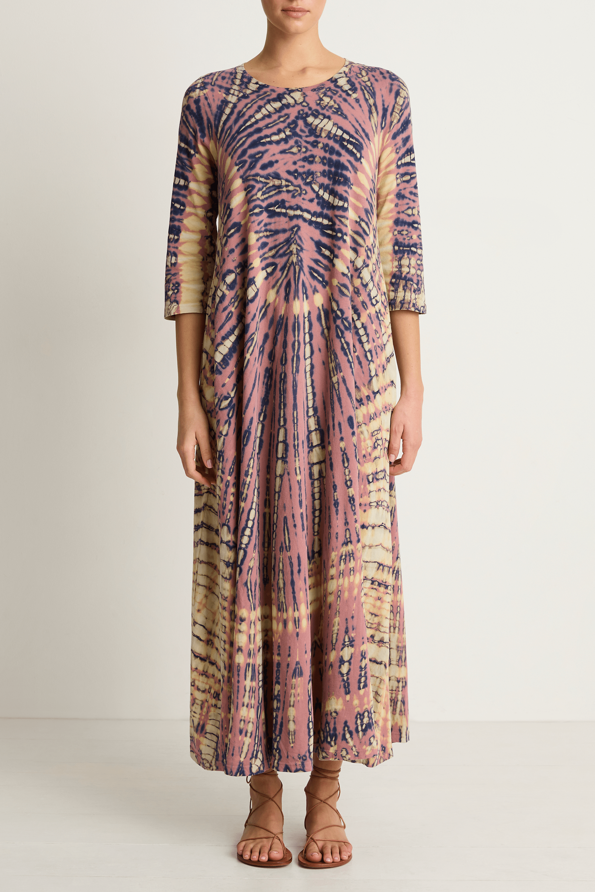 Raquel Allegra Drama Maxi Dress - Jasper Navy