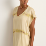 Raquel Allegra Flores Dress - Butter & Magenta