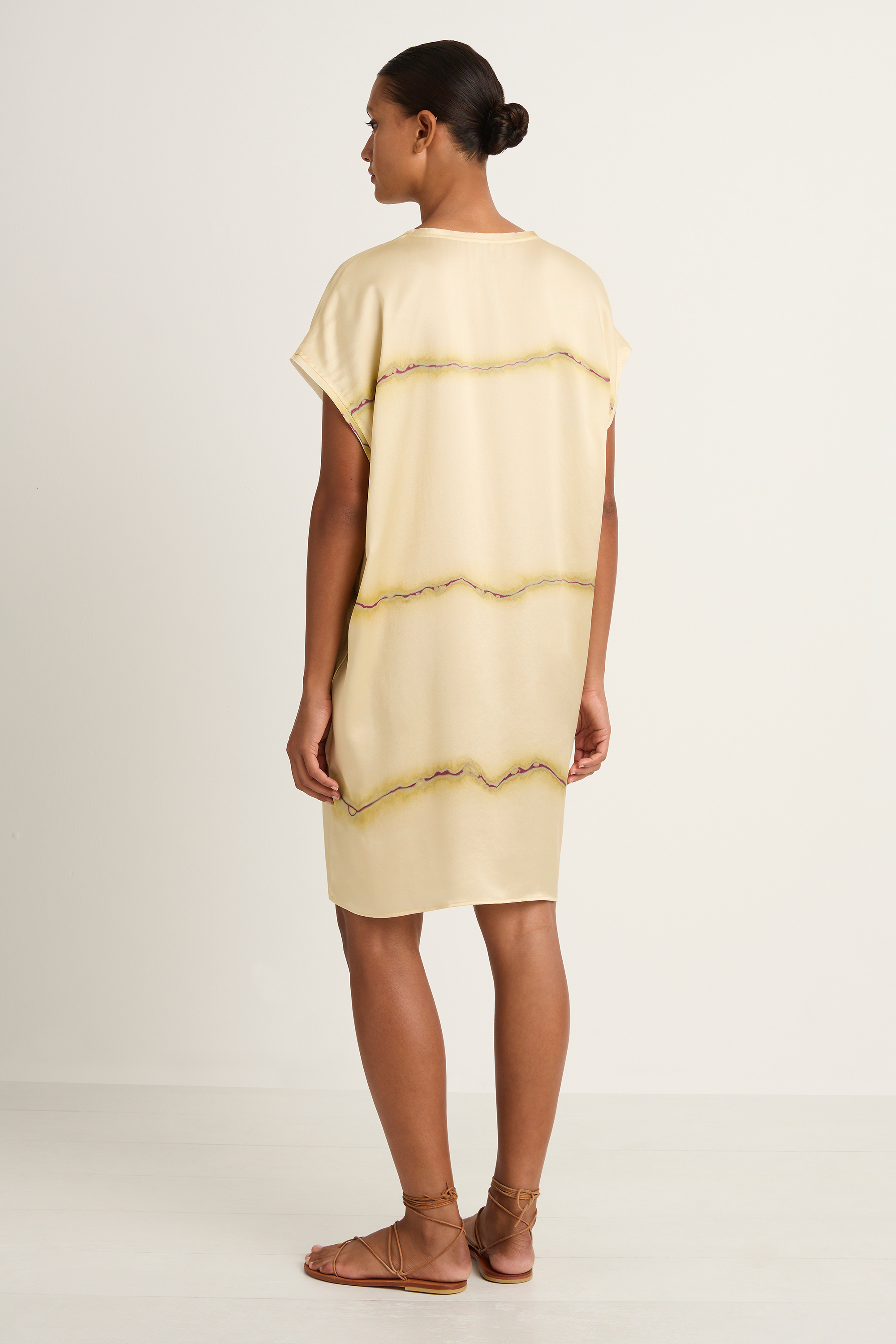 Raquel Allegra Flores Dress - Butter & Magenta