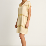 Raquel Allegra Flores Dress - Butter & Magenta