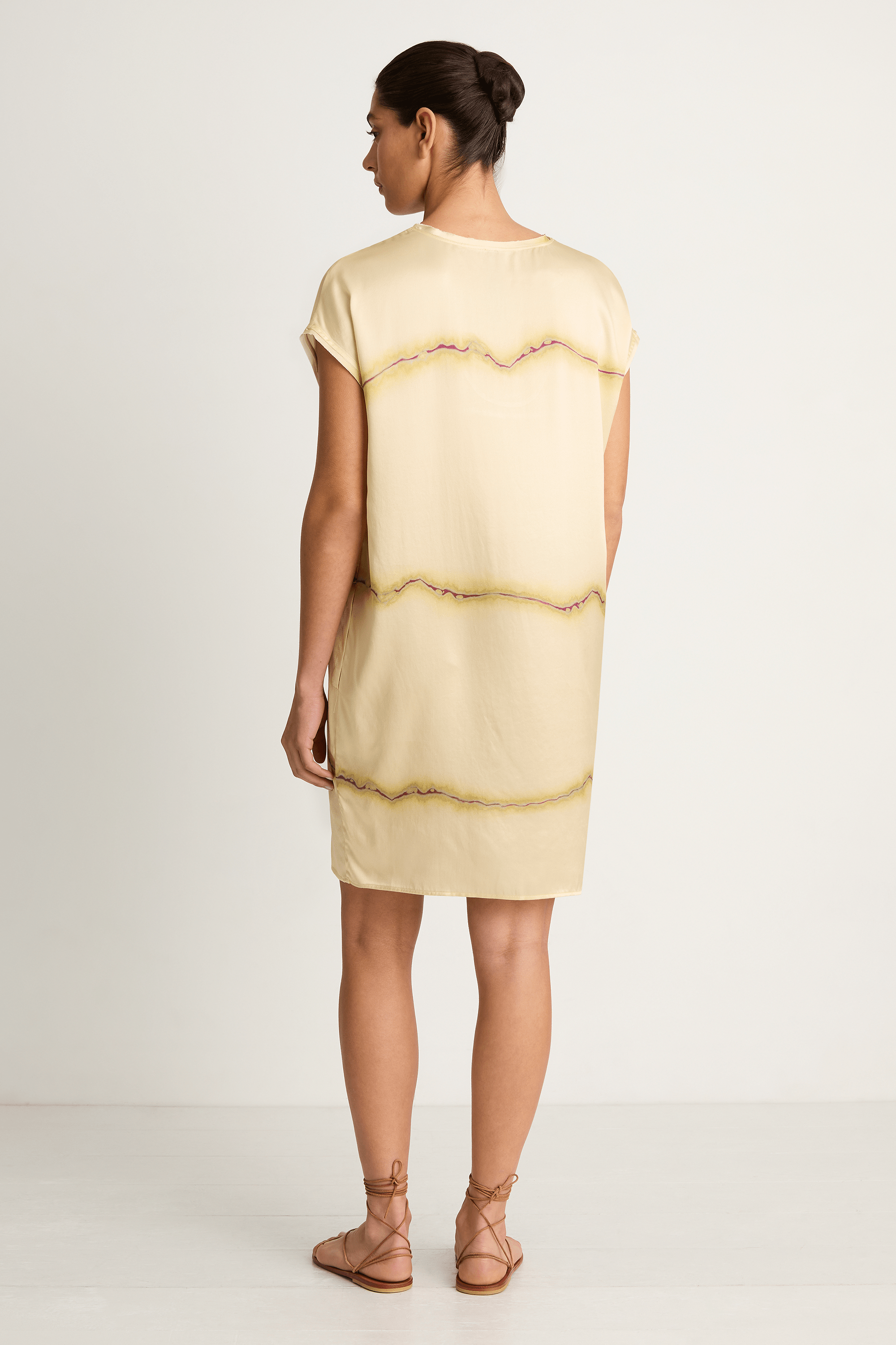 Raquel Allegra Flores Dress - Butter & Magenta