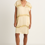 Raquel Allegra Flores Dress - Butter & Magenta