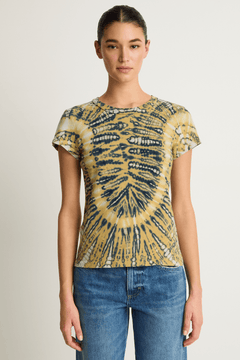 Raquel Allegra Liv Tee - Yellow Navy