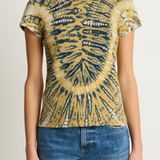 Raquel Allegra Liv Tee - Yellow Navy