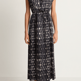 Raquel Allegra Zaire Midi Dress - Charcoal