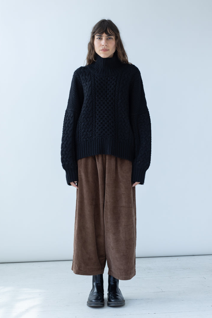 Shaina Mote Balloon Corduroy Pant - Walnut