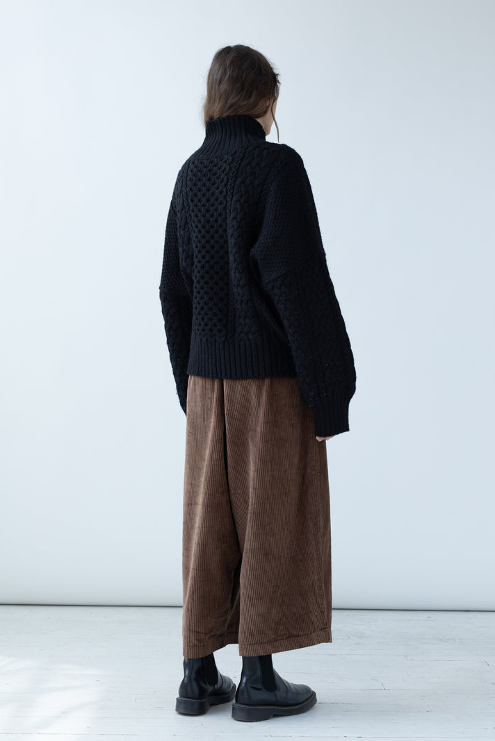 Shaina Mote Balloon Corduroy Pant - Walnut