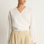 Shaina Mote Giverny Blouse - Salt