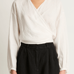 Shaina Mote Giverny Blouse - Salt