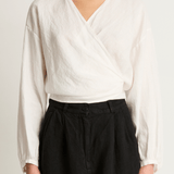 Shaina Mote Giverny Blouse - Salt