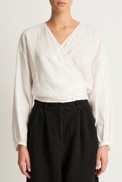 Shaina Mote Giverny Blouse - Salt