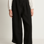 Shaina Mote Linen Boy Trouser - Onyx