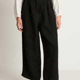 Shaina Mote Linen Boy Trouser - Onyx