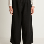 Shaina Mote Linen Boy Trouser - Onyx