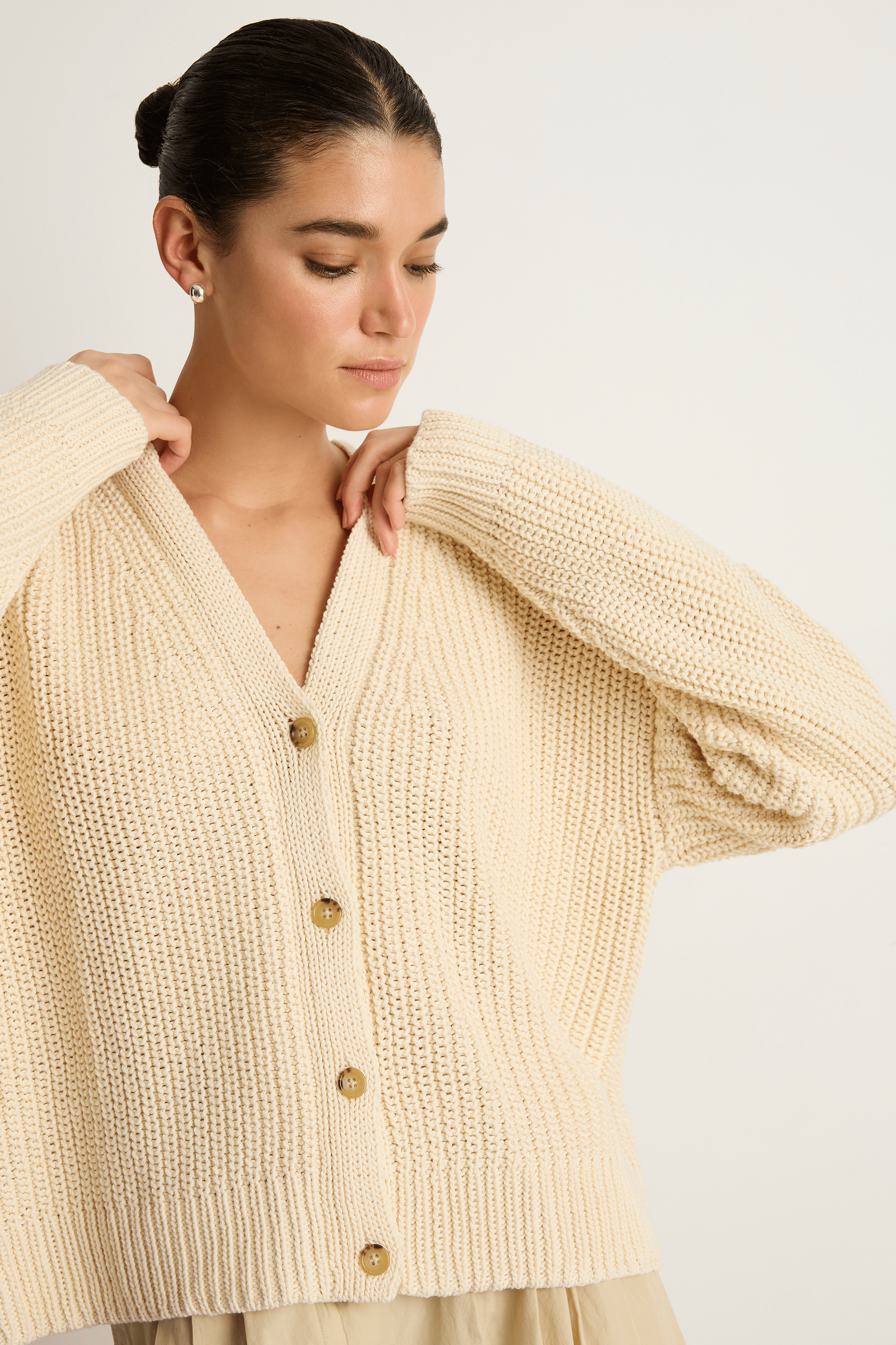 Shaina Mote Mathilde Cardigan - Natural