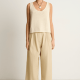 Shaina Mote Volume Trouser - Beige