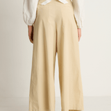 Shaina Mote Volume Trouser - Beige