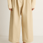 Shaina Mote Volume Trouser - Beige