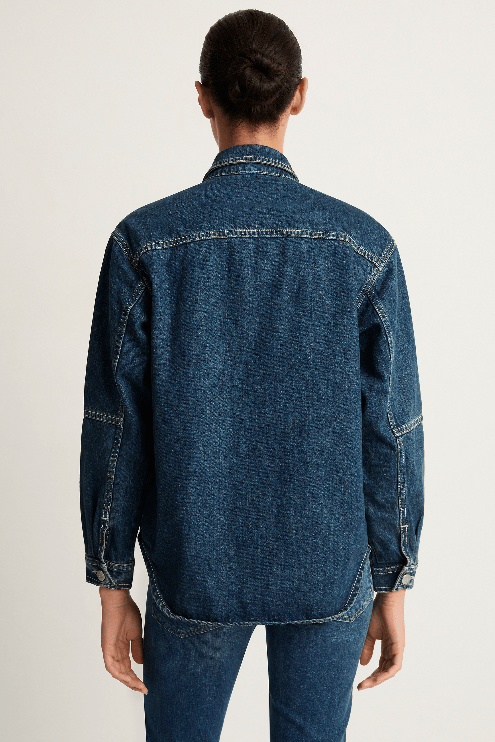 Shaina Mote Pocket Shirt in Mechanics Blue