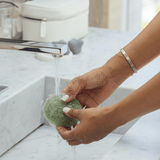 Shikohin Plant-Based Konjac Sponge - Matcha