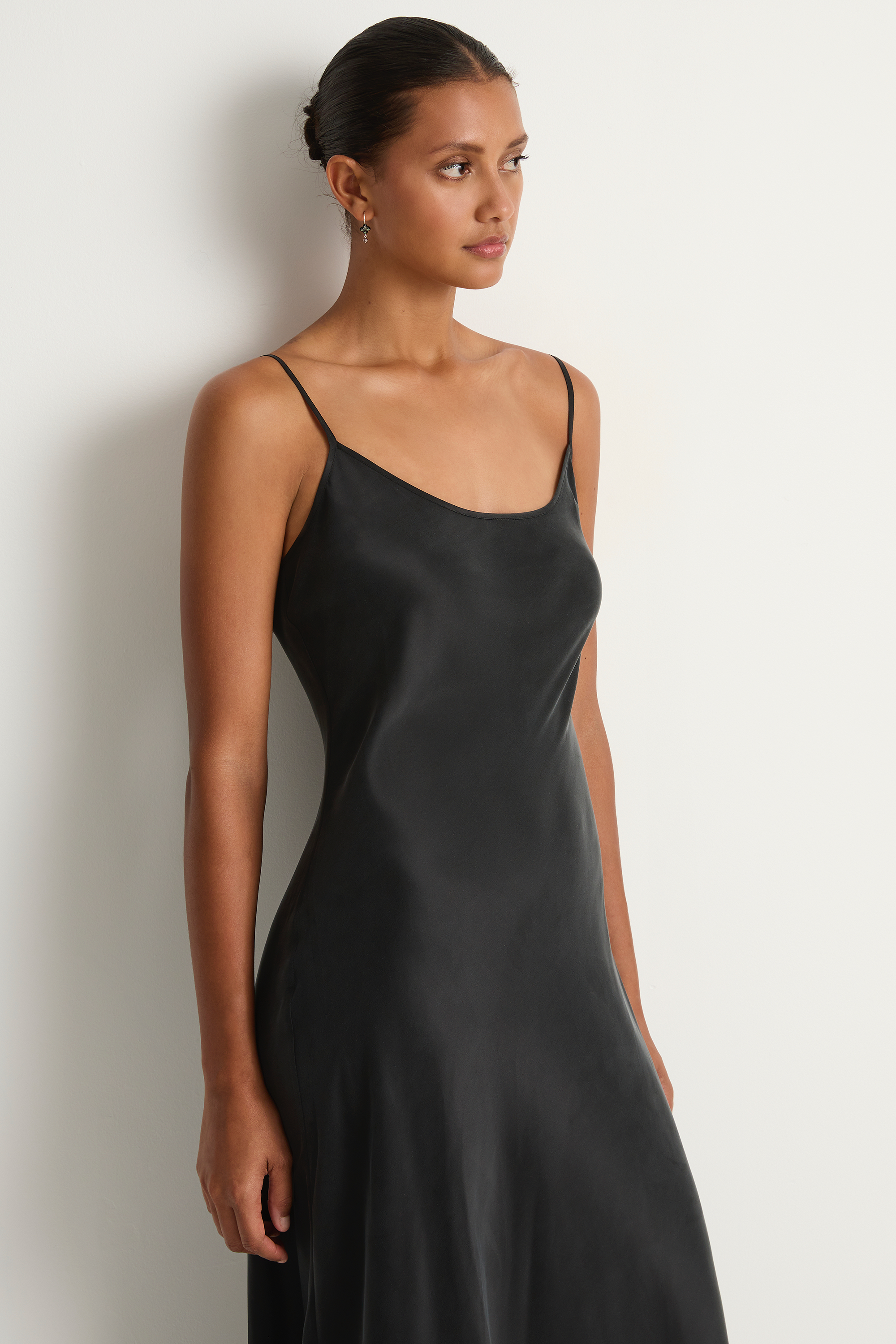 Silk Laundry 1996 Slip Dress - Black