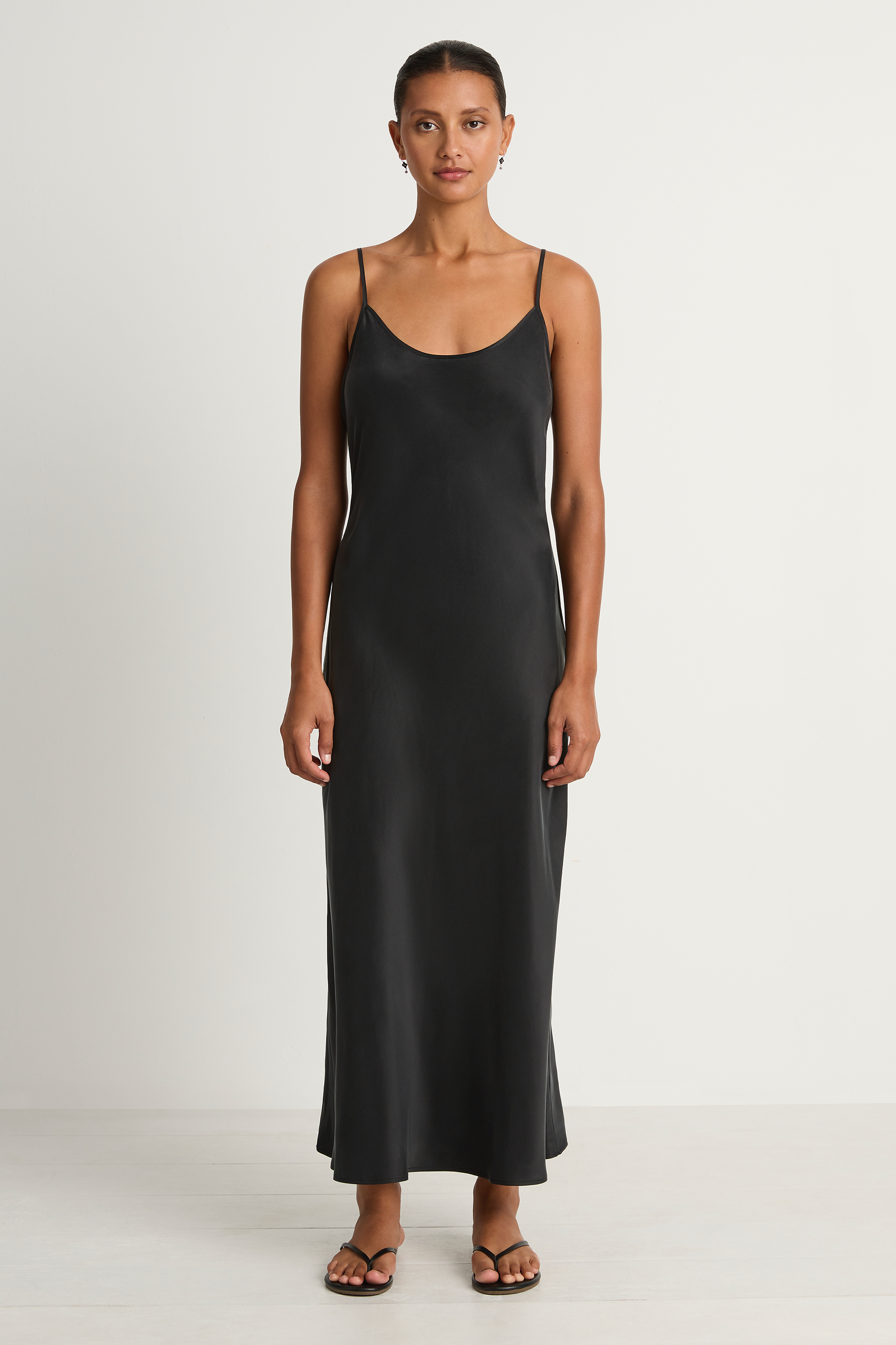 Silk Laundry 1996 Slip Dress - Black