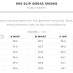 Silk Laundry 90s Slip Dress - Smoke