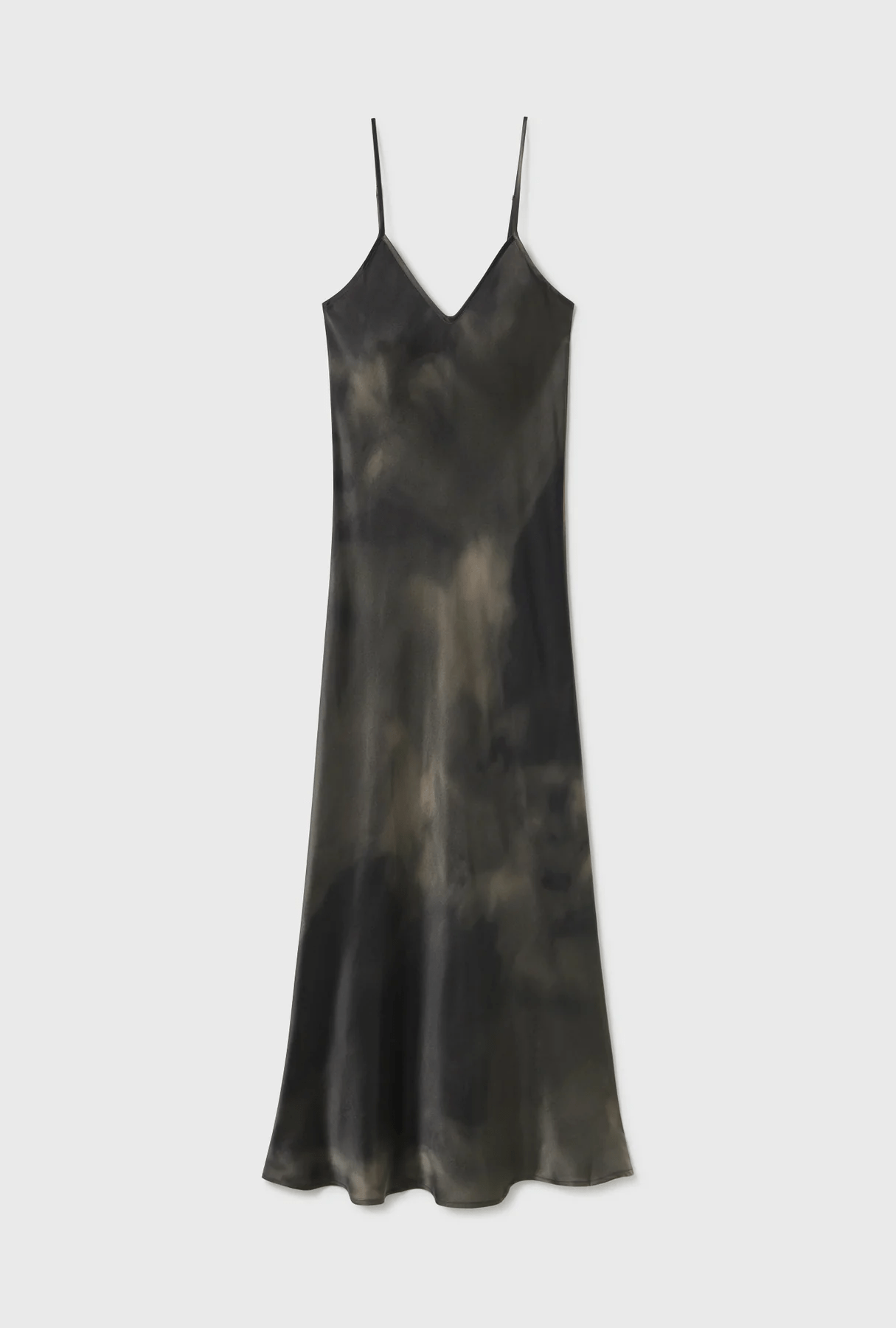 Silk Laundry 90s Slip Dress - Smoke