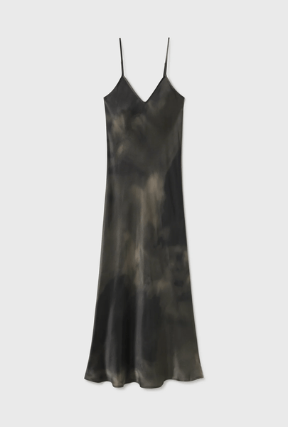 【関税込み】Silk Laundry タン 90s ミディアムドレス silk-laundry-90s-slip-dress-