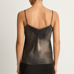 Silk Laundry Bias Cut Cami - Smoke