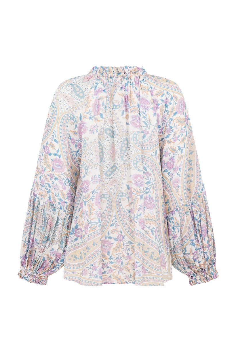 SPELL Belladonna blouse in light pastel – SOLEIL BLUE®