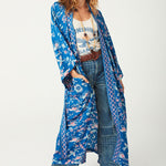 SPELL Desert Bandita Maxi Robe - Cobalt