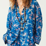 SPELL Desert Bandita Shirt - Cobalt