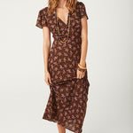 SPELL Melody Bias Maxi Dress - Antique Walnut