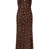 SPELL Melody Bias Maxi Dress - Antique Walnut