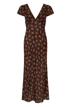 SPELL Melody Bias Maxi Dress - Antique Walnut