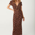 SPELL Melody Bias Maxi Dress - Antique Walnut