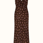 SPELL Melody Bias Maxi Dress - Antique Walnut