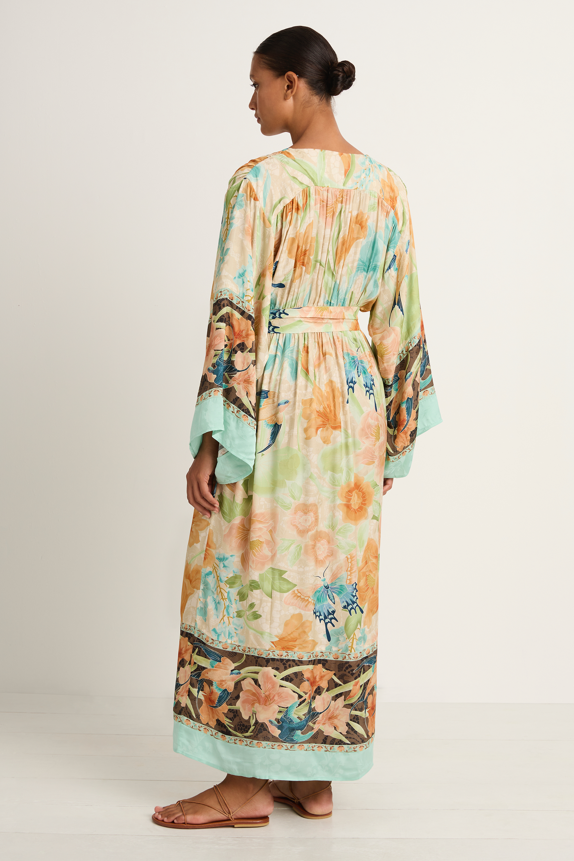 SPELL Painters Garden Gown - Seafoam