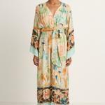 SPELL Painters Garden Gown - Seafoam