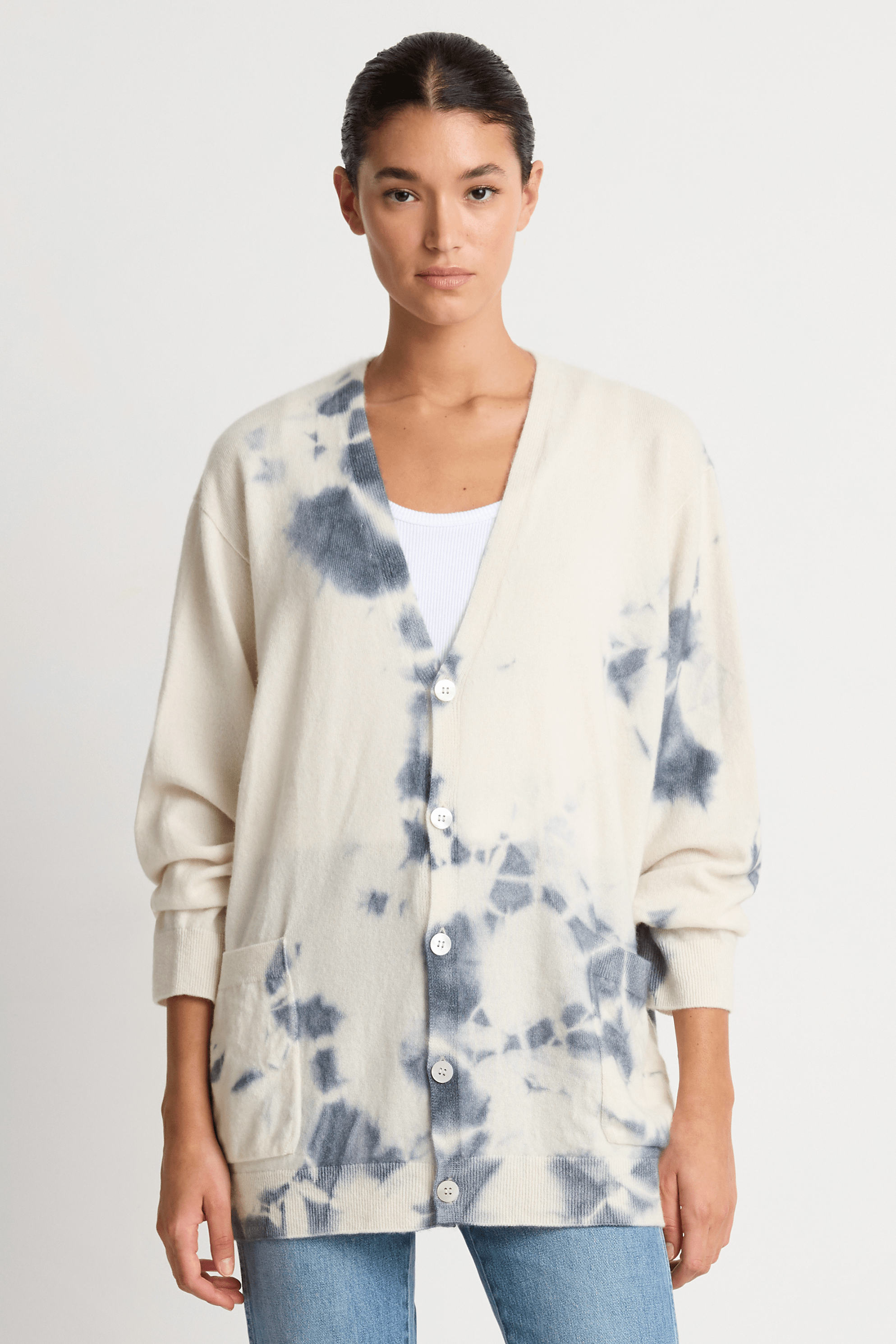 Suzusan Cashmere Seamless Wide Cardigan