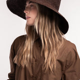 Janessa Leoné Waverly Hat - Chocolate